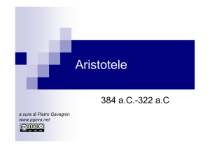 Aristotele - Pietro Gavagnin