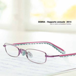 DEBRA - Rapporto annuale 2014