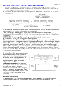 sistema di acquisizione e distribuzione dati - Digilander