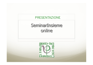 PRESENTAZIONE SEMINARINSIEME