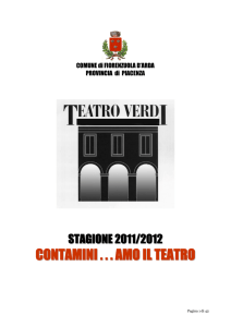 contamini...amoilteatr oo - Comune di Fiorenzuola d`Arda