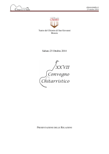 Sabato 25 Ottobre 2014