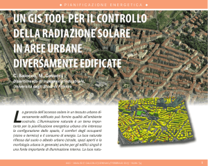 UN GIS TOOL PER IL CONTROLLO DELLA