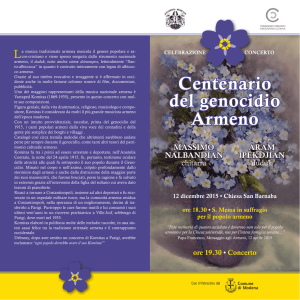 Centenario del genocidio Armeno