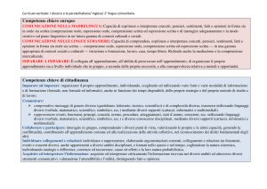 Curriculo Italiano-Inglese