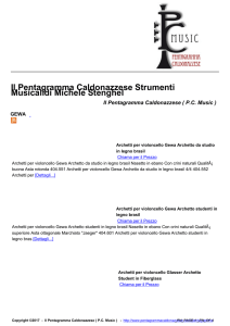Il Pentagramma Caldonazzese Strumenti Musicali di Michele Stenghel
