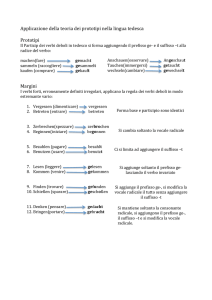 Applicazione della teoria dei prototipi nella lingua tedesca