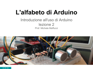 L`alfabeto di Arduino