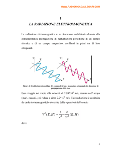 1 la radiazione elettromagnetica