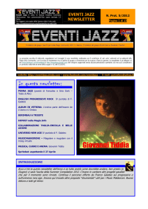 eventi jazz newsletter
