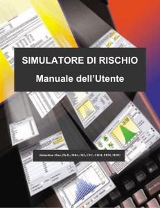 SIMULATORE DI RISCHIO Manuale dell`Utente