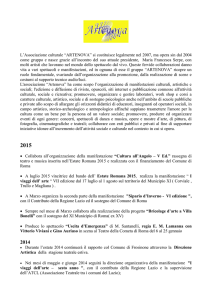 L`Associazione culturale “ARTENOVA” si costituisce legalmente nel