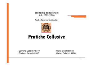 Pratiche Collusive - Università degli studi di Bergamo