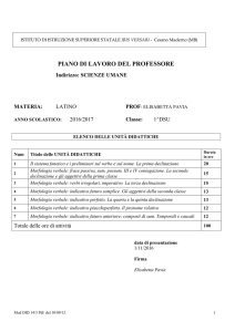 1DSU LATINO PAVIA - IISS IRIS Versari