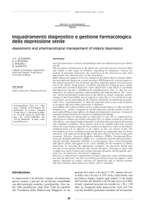 Inquadramento diagnostico e gestione farmacologica della