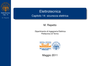 Elettrotecnica - Capitolo 14: sicurezza elettrica