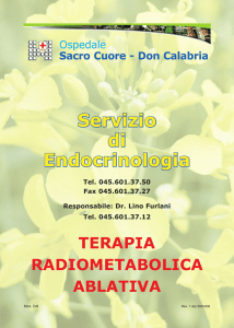 informazioni sulla Terapia radiometabolica ablativa