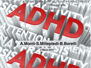 Slide ADHD Dott.ssa Monti