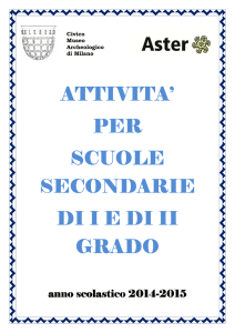 Attività per scuole secondarie di I e di II grado WEB