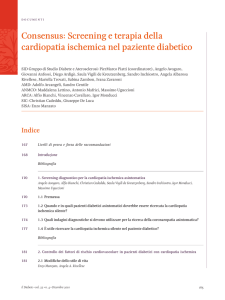 Screening e terapia della cardiopatia ischemica