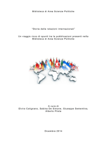 Storia delle relazioni internazionali