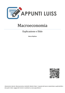 Macroeconomia - Appunti Luiss