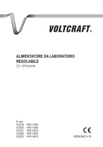 alimentatore da laboratorio regolabile