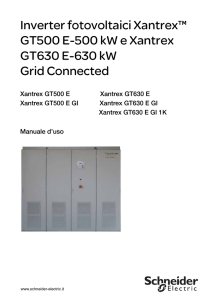 Inverter fotovoltaici Xantrex™ GT500 E - GT630 E
