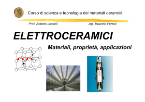 elettroceramici - Prof. Antonio Licciulli