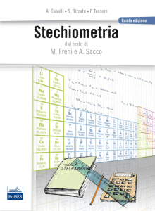 Stechiometria a cura di A. Caselli S. Rizzato F