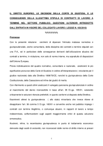 1 IL DIRITTO EUROPEO, LE DECISIONI DELLA CORTE DI