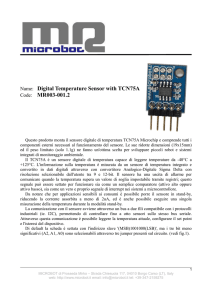 Name: Digital Temperature Sensor with TCN75A Code: MR003