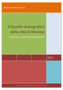 Messina in Cifre 2010 - Statistica