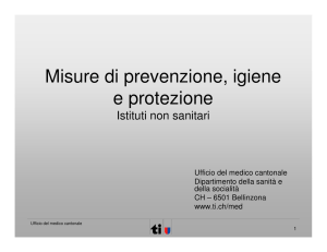 Misure di prevenzione, igiene e protezione
