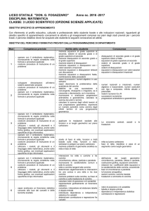 3 LICEO SCIENTIFICO (OPZIONE