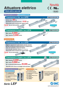 Serie LEFS - SMC ETech