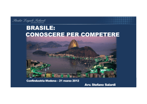 BRASILE: CONOSCERE PER COMPETERE