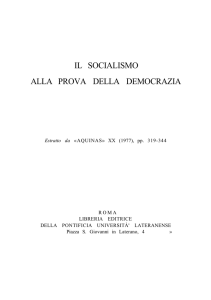 il socialismo alla prova della democrazia