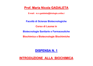 Prof. Maria Nicola GADALETA DISPENSA N. 1