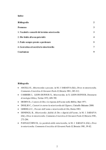 2 Indice Bibliografia 2 Premessa 3 1. Vocaboli e concetti del