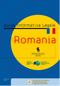 Romania - Camera di Commercio Pavia