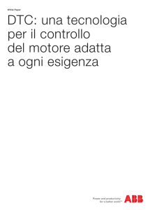DTC: una tecnologia per il controllo del motore adatta a ogni esigenza
