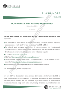 Downgrade del rating Brasiliano | Carmignac