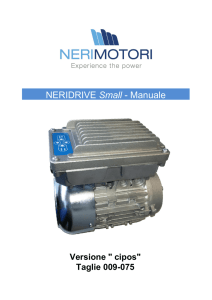 NERIDRIVE Small - Manuale