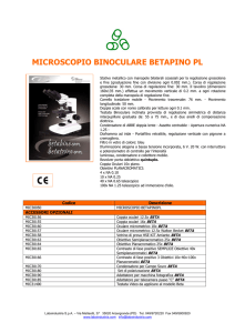 microscopio binoculare betapino pl