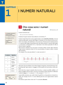 1 i numeri naturali