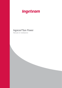 Manuale Installazione INGECON SUN Power series