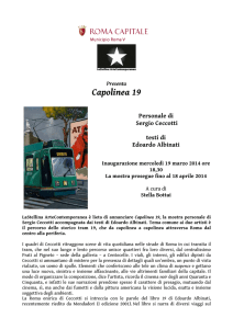 CS Capolinea 19 Sergio Ceccotti Edoardo Albinati