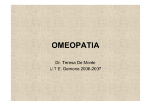 omeopatia - Documento senza titolo