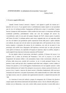 Antonio Gramsci. La rifondazione di un marxismo "senza corpo".